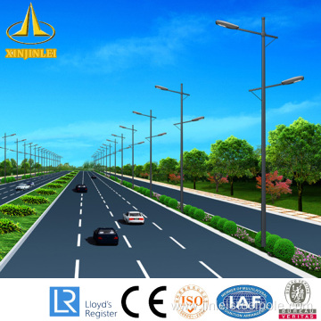 hot galvanized steel street lighting pole